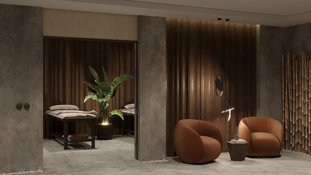 luxury spa interior